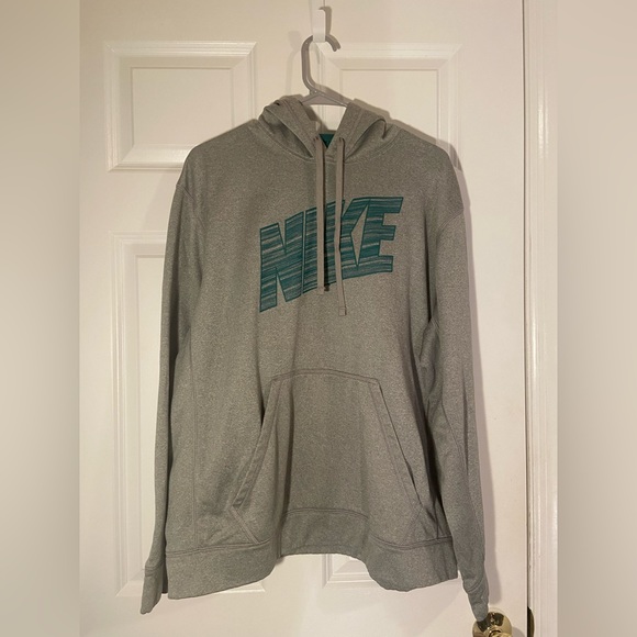 Men’s Nike Sweatshirt - Gray/Green XL - Picture 1 of 4